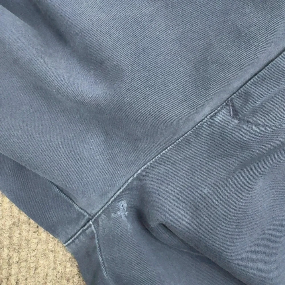 VTG Tommy Hilfiger Pants Mens 36x32 Blue Cotton Pleated‎ Chinos Casual Preppy